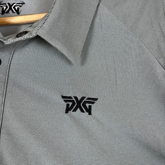 PXG Golf Polo Shirt Mens 2XL Gray Parsons Xtreme Stretch Performance - Picture 5 of 11